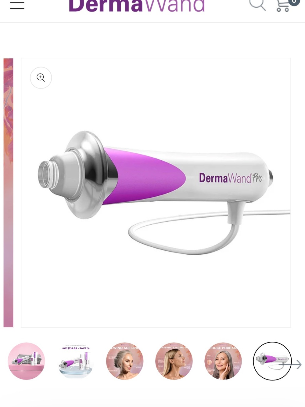 Pro Skin Therapy Wand — Pink/White
